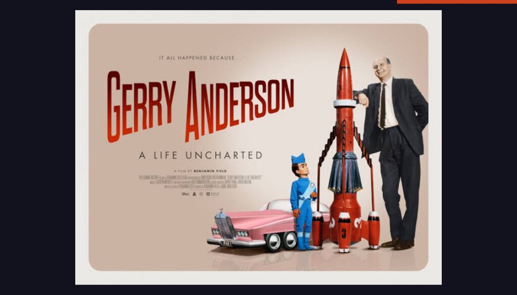 Poster artwork for the documentary Gerry Anderson: A Life Uncharted